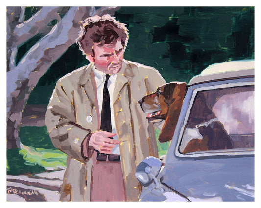 Columbo and Dog - print