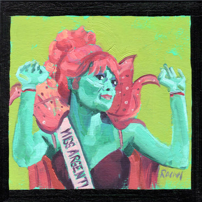 Beetlejuice mini paintings on paper