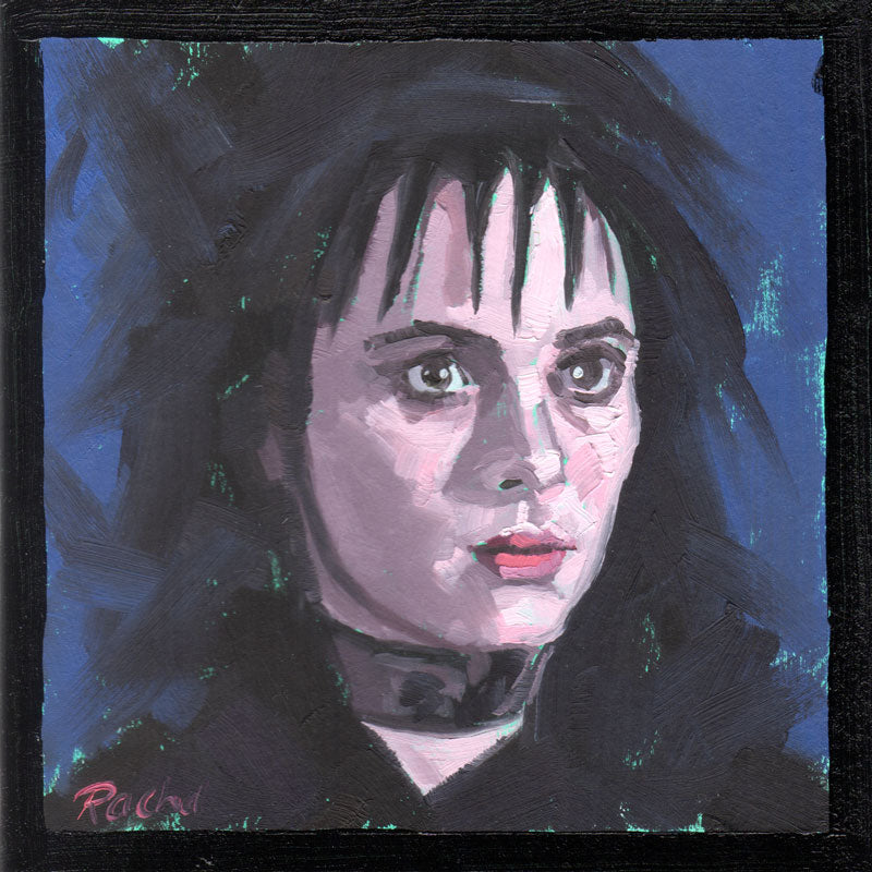 Beetlejuice mini paintings on paper