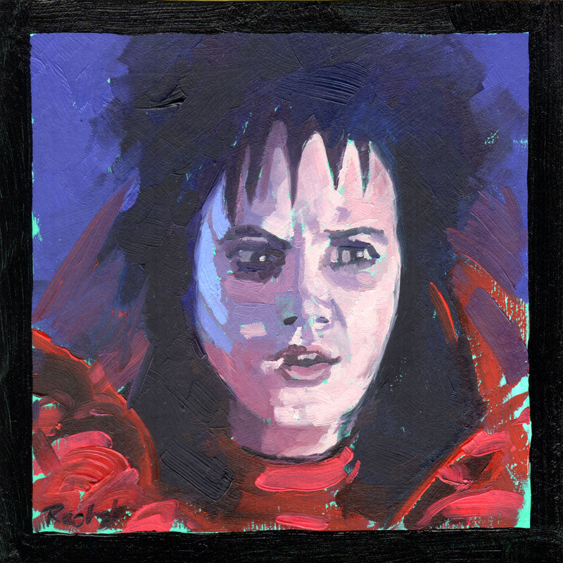 Beetlejuice mini paintings on paper