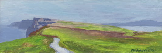 panoramic painting of the Cliffs of Moher in County Clare, Ireland