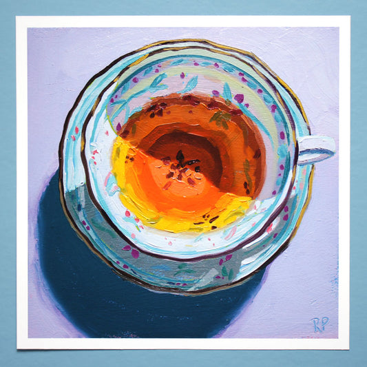 colorful tea - print